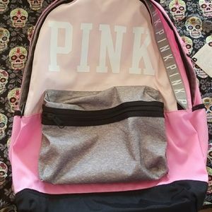 Pink backpack